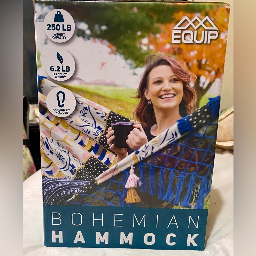 Equip BOHEMIAN Hammock NIB Outdoor Festival Camping - NEW